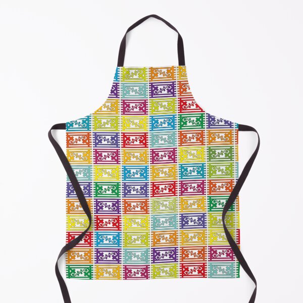 Item preview, Symbol 67 ethnic pattern in bright colors "symbols" collection designed and sold by vincentbiollaz.
