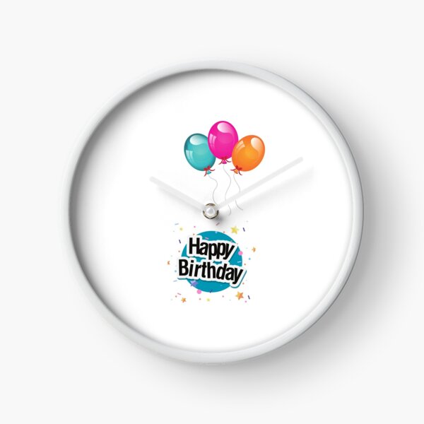 Item preview, Happy birthday with balloons. designed and sold by Hinny8.