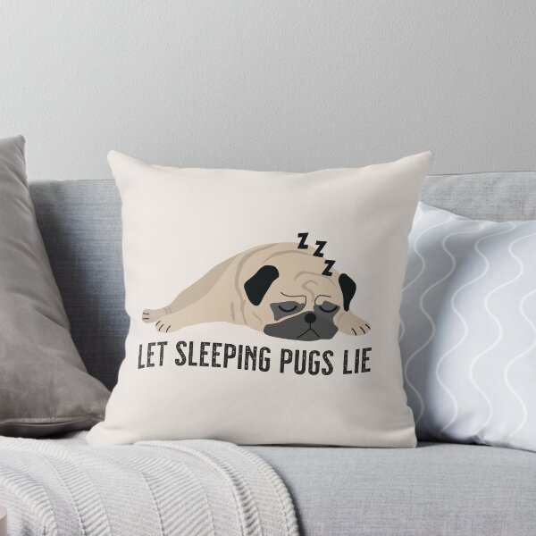 Item preview, Let Sleeping Pugs Lie - Sleepy Pug designed and sold by VicEllisArt.