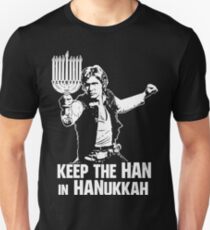 Camiseta unisex Mantenga el han en camisa de hanukkah