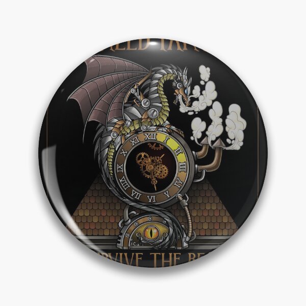 Item preview, MECHANICAL DRAGON WITH GEARS AND STEAM designed and sold by fatshirt.