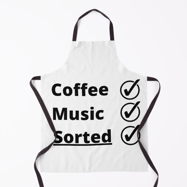 Item preview, Coffee Music Sorted, (Black Text) designed and sold by FinishYourSong.