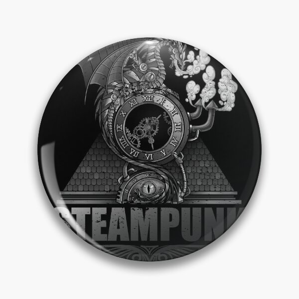 Item preview, MECHANICAL DRAGON WITH GEARS AND STEAM designed and sold by fatshirt.