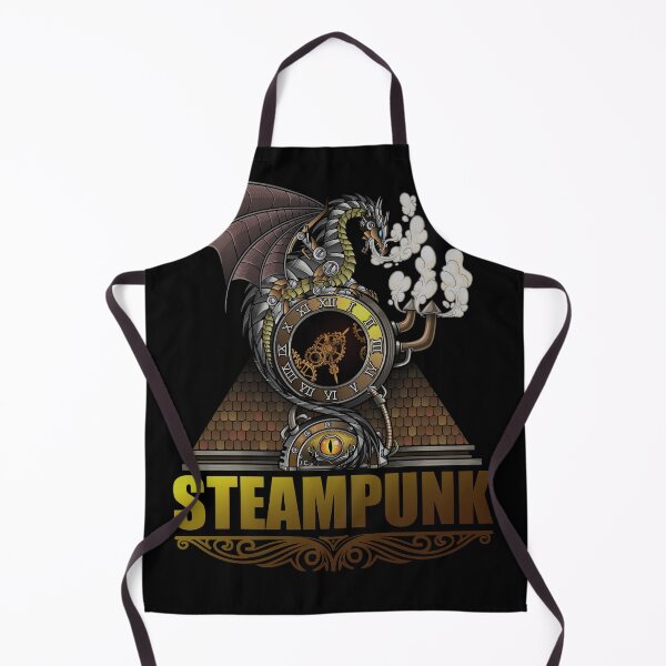 Item preview, MECHANICAL DRAGON WITH GEARS AND STEAM designed and sold by fatshirt.