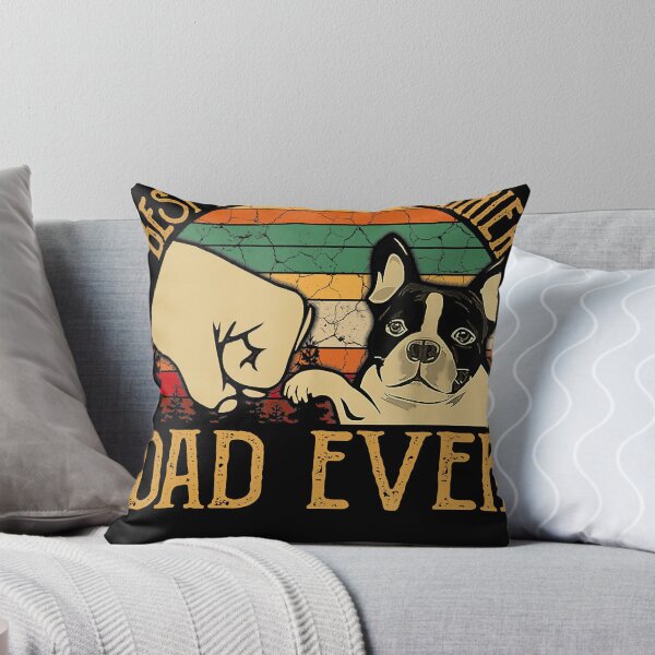 Item preview, Retro Vintage Best Boston Terrier Dad Ever  designed and sold by SethFrancis37.