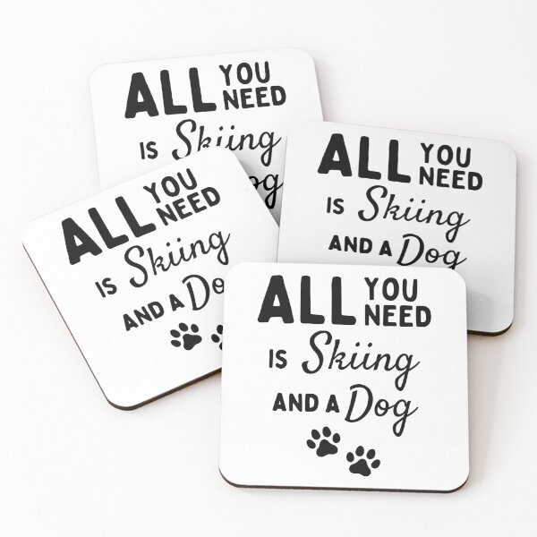 Item preview, All you need is skiing and a dog designed and sold by TheGreenGoat.
