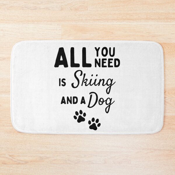 Item preview, All you need is skiing and a dog designed and sold by TheGreenGoat.