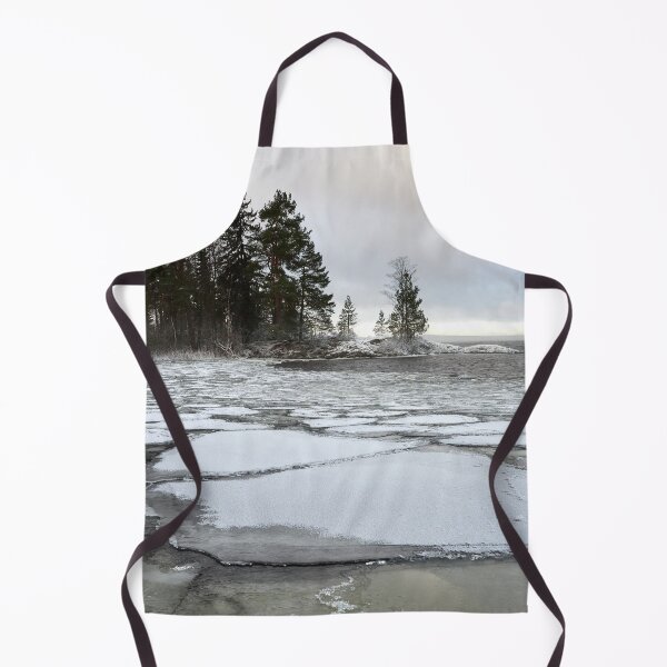 Aperçu de l'œuvre Les plaques de glace et la forêt créée et vendue par Jouko Lehto Photography.