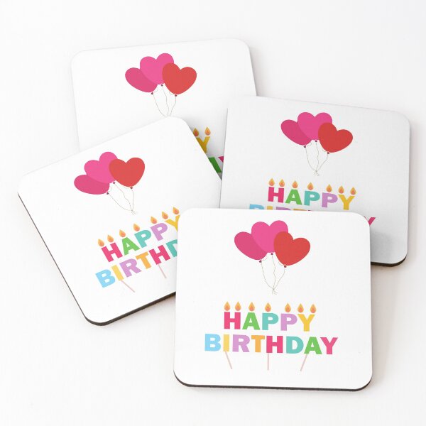 Item preview, happy birthday with rainbow letters and a lot of love designed and sold by Hinny8.
