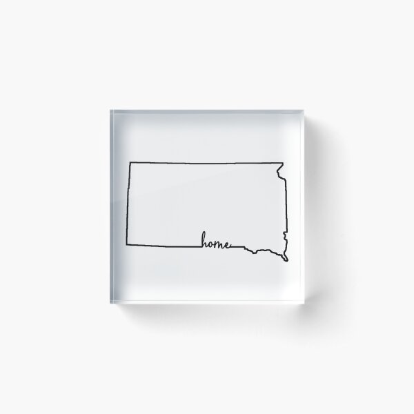 Item preview, South Dakota Home Outline designed and sold by ohioinspired.
