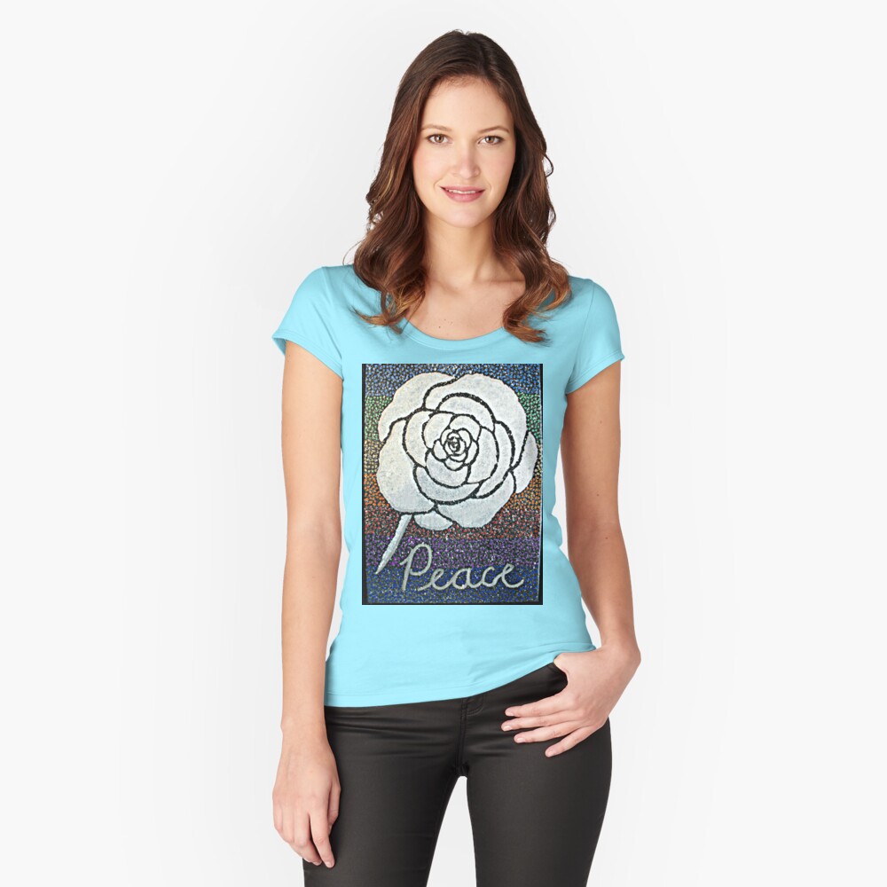 Item preview, Fitted Scoop T-Shirt designed and sold by leonitalee.