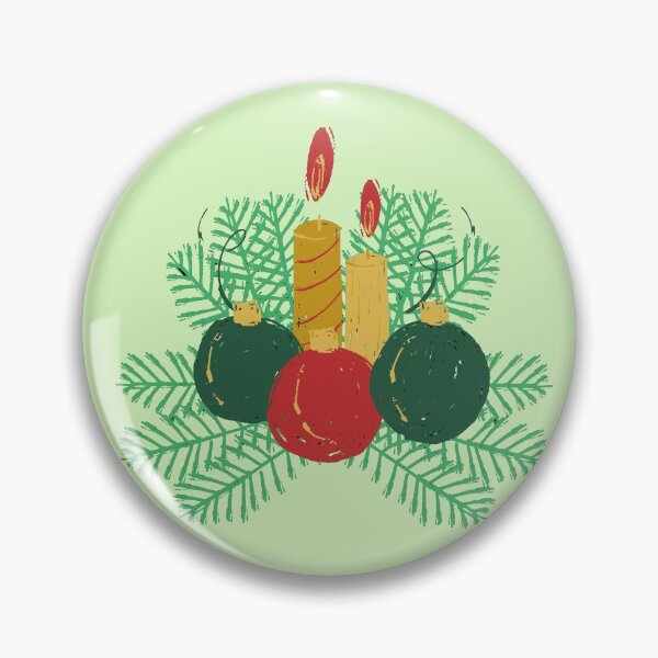 Item preview, "Simple Candle and Christmas Balls  | Best GRD Designs" designed and sold by Best-GRD.