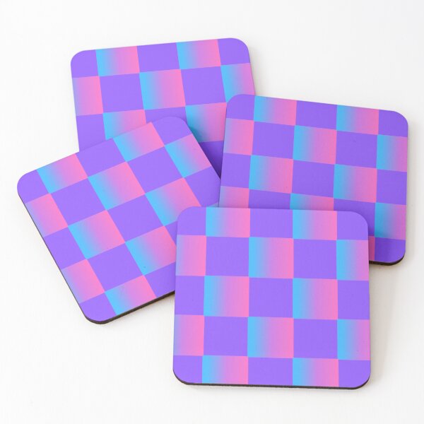 Item preview, Pastel Hologram Square Optical Illusion designed and sold by LMoonDesigns.