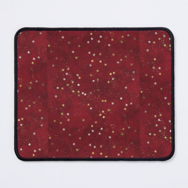 Item preview, Gold Silver Stars On Red Mottled Paper designed and sold by James-Cole.
