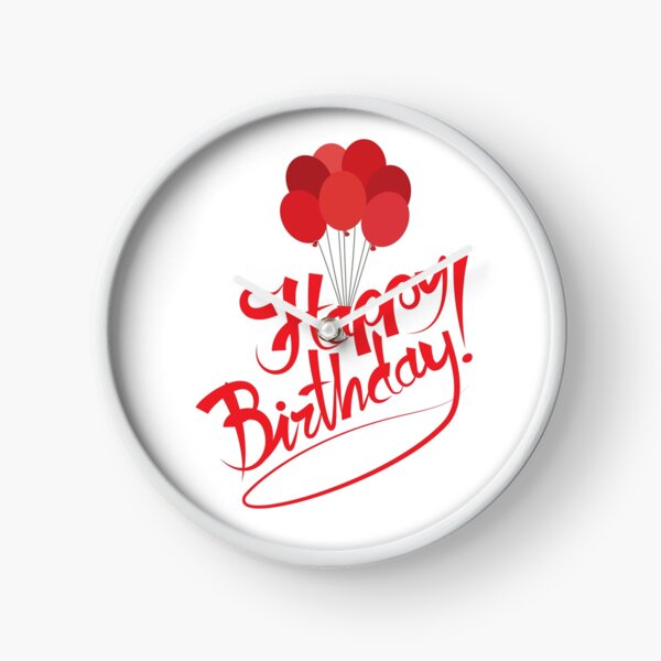 Item preview, Red Valentine happy birthday  designed and sold by Hinny8.