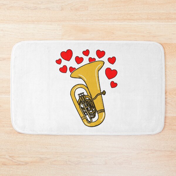 Item preview, Valentines Day Tuba Player Tubaist Anniversary Wedding Musician designed and sold by doodlerob.