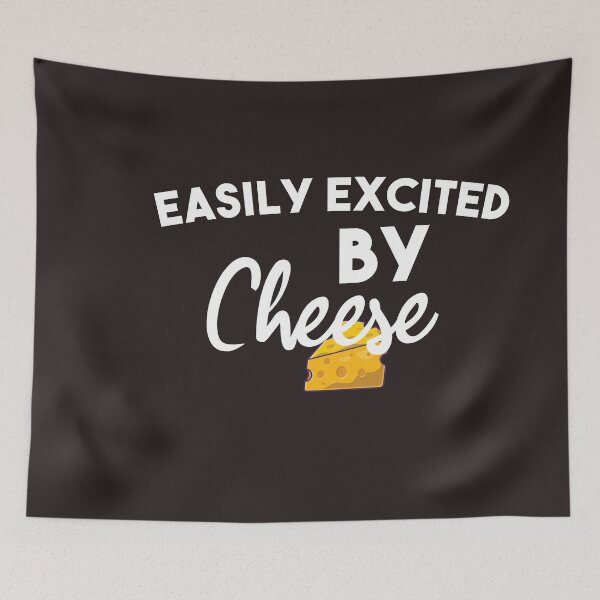 Item preview, Easily excited by Cheese: cute family gift idea for mom,dad & sibing designed and sold by Mer Yem.
