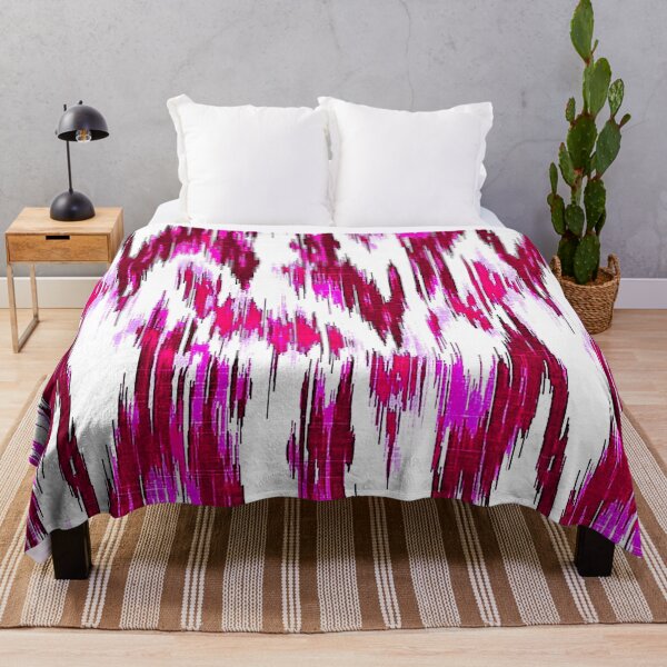 Item preview, Her Majesty Purple, Beauty of Uzbek atlas Ikat print  designed and sold by LeFabriqueOuz.