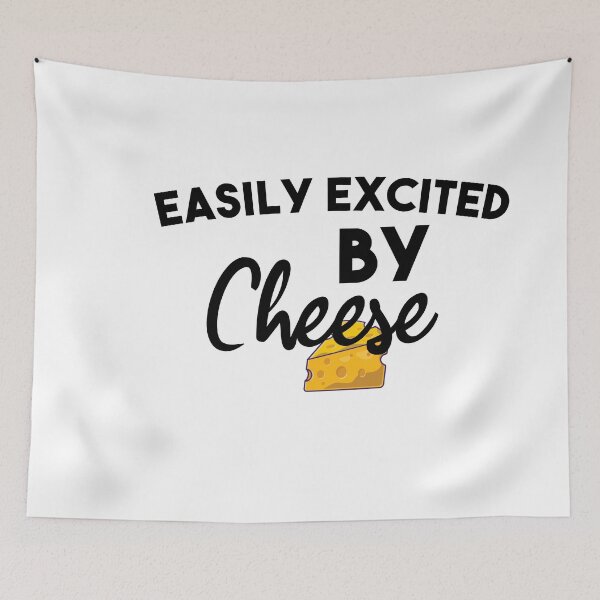 Item preview,  Easily excited by Cheese: cute family gift idea for mom,dad & sibing designed and sold by Mer Yem.
