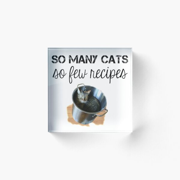 Item preview, So many Cats so Few Recipes designed and sold by Tedefred.