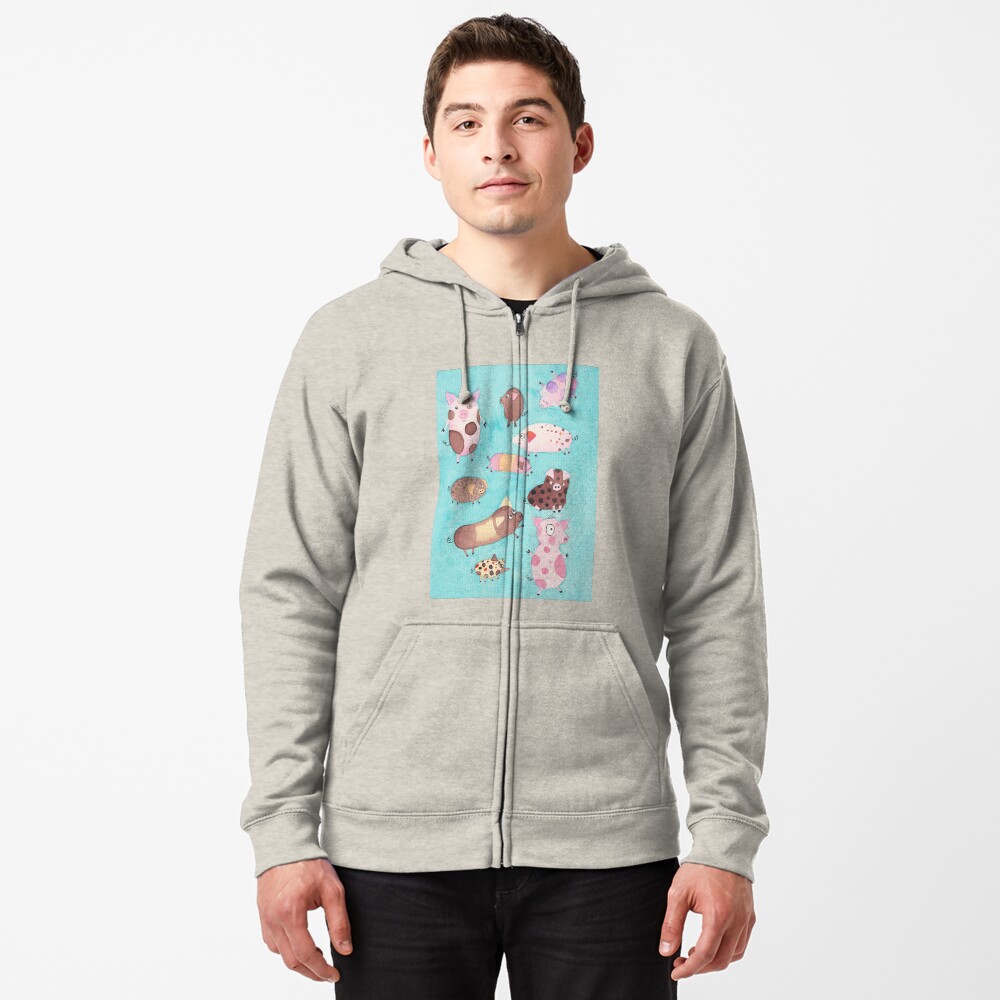 Item preview, Zipped Hoodie designed and sold by BeckmogArt.