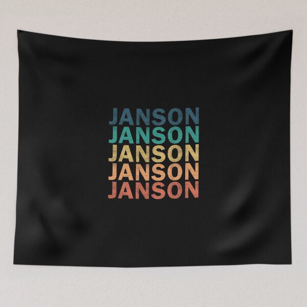 Item preview, Janson Name T Shirt - Janson Vintage Retro Name Gift Item Tee designed and sold by artiagasonya.
