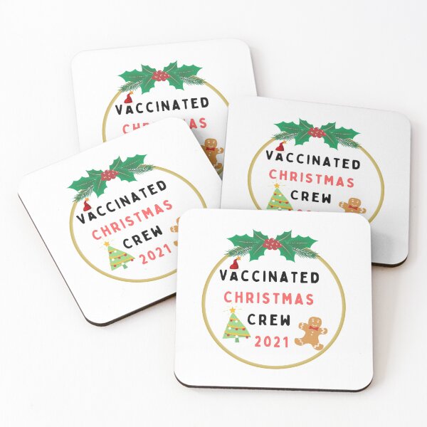 Item preview, Vaccinated Christmas Crew 2021 cool for family  designed and sold by Mehdi Art.