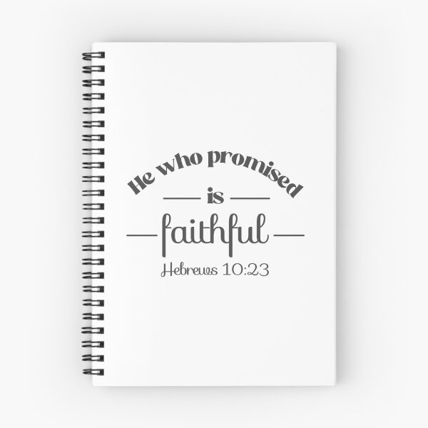 Item preview, Christian Design - He Who Promised is Faithful - Hebrews 10 23 designed and sold by simplydesignart.