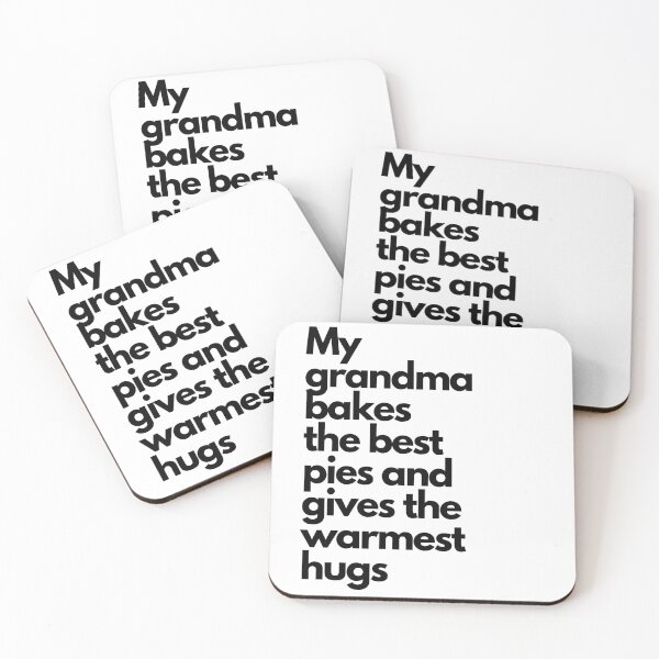 Item preview, My grandma bakes the best pies and gives the warmest hugs designed and sold by aboniteblanc.
