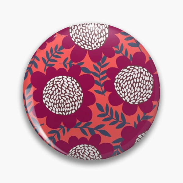 Item preview, Bright doodles flowers on an orange background. designed and sold by Drozdova.
