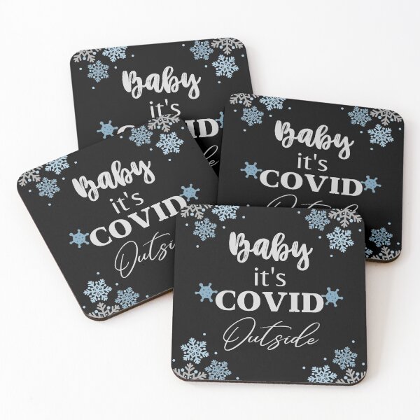 Item preview, Baby it's Covid Outside Christmas Pun designed and sold by T-Larious-Tees.