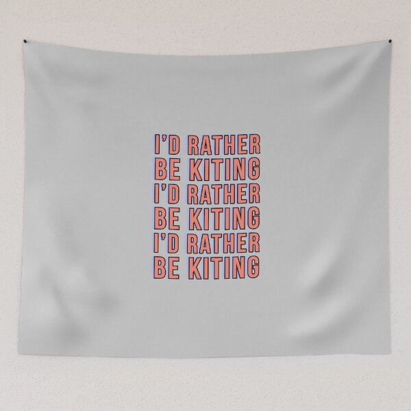 Item preview, I'd rather be kiting - Funny kiting design for kitting enthusiasts designed and sold by Theleochick.