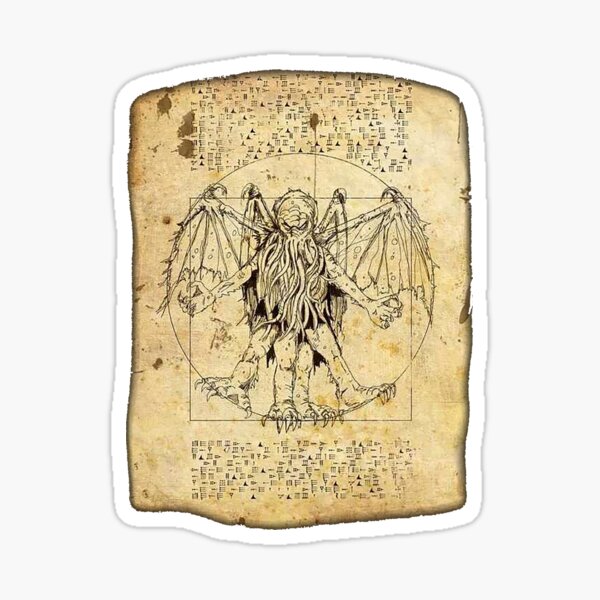 Aperçu de l'œuvre Cthulhu de Vitruve créée et vendue par Edgeofnowhere.