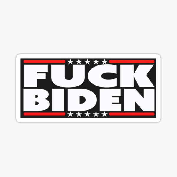 Retro Fjb Lets Go Brandon Fuck Biden Sticker