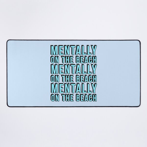 Item preview, Mentally on the beach - summer vibes design designed and sold by Theleochick.