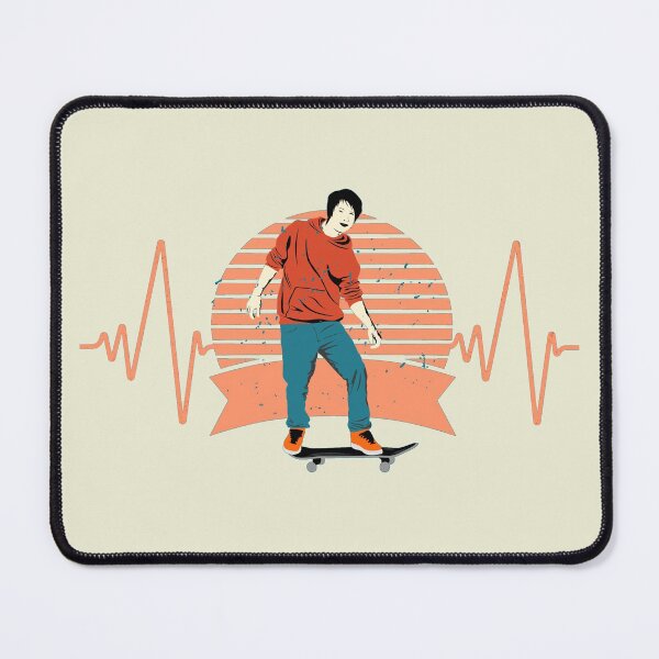 Item preview, Skateboard Heartbeat Retro designed and sold by franktact.
