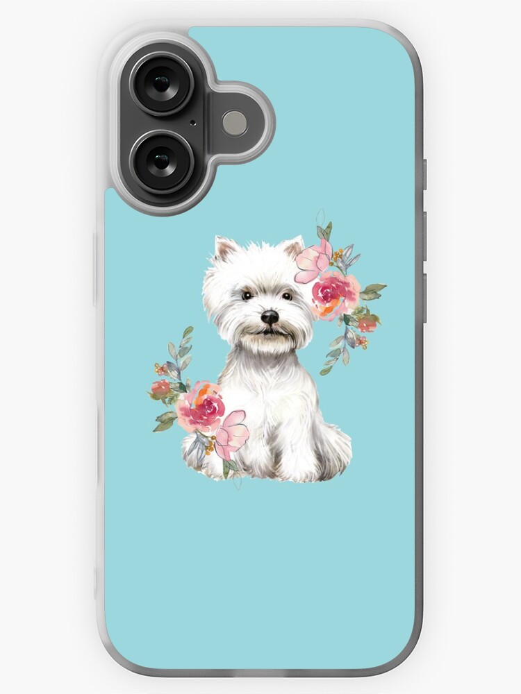 Westie Back Printed Transparent Soft Phone Case Westie Back Printed Transparent Soft Phone Case