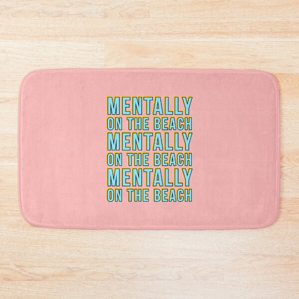 Item preview, Mentally on the beach - summer vibes design designed and sold by Theleochick.