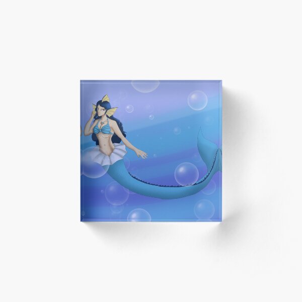 Mermaid Vaporeon Acrylic Block