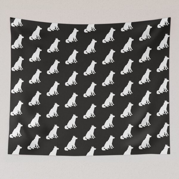 Item preview, Black and White Husky Silhouette  designed and sold by cgroenewald.