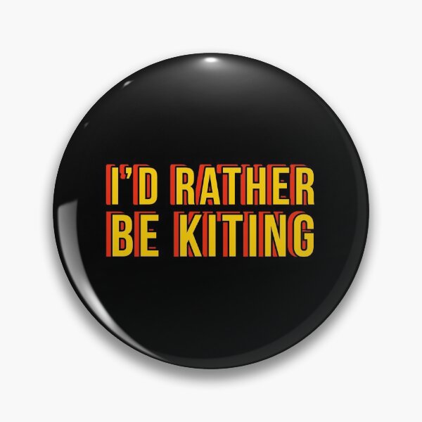 Item preview, I'dd rather be kiting - Funny kiting design for kitting enthusiasts designed and sold by Theleochick.