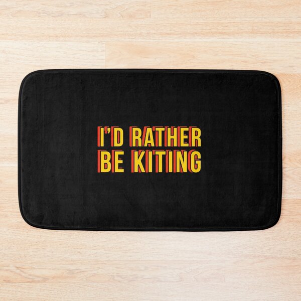 Item preview, I'dd rather be kiting - Funny kiting design for kitting enthusiasts designed and sold by Theleochick.