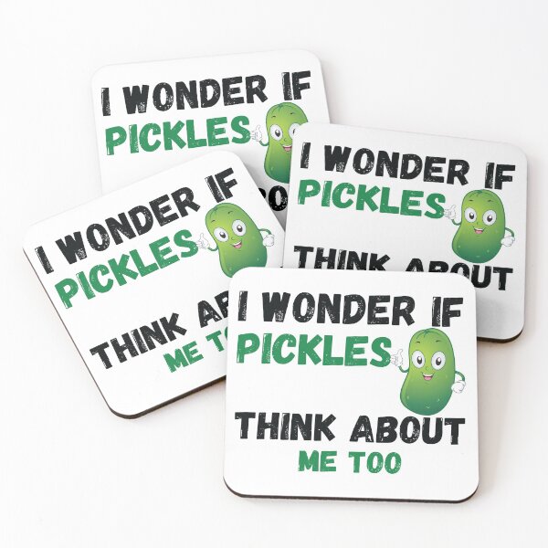 Item preview, I Wonder If Pickles Think About Me Too designed and sold by GoZayaan.