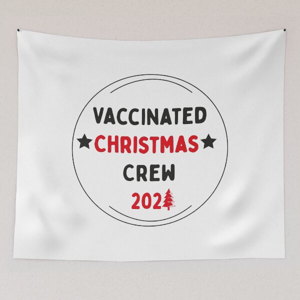 Item preview, Vaccinated Christmas Crew 2021 cool for family  designed and sold by Mehdi Art.
