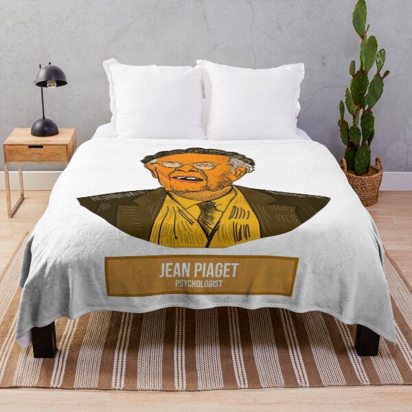 Item preview, Jean Piaget Swiss psychologist illustartion  designed and sold by KARTICK DUTTA.