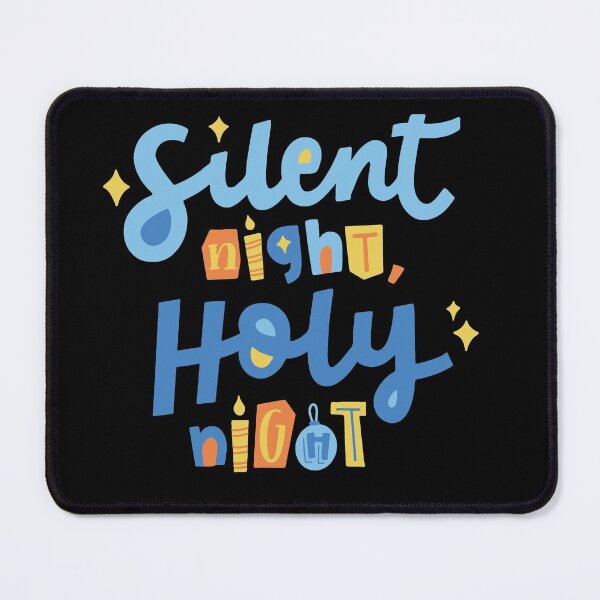Item preview, Silent Night Holy Night Quote | Best GRD Designs designed and sold by Best-GRD.