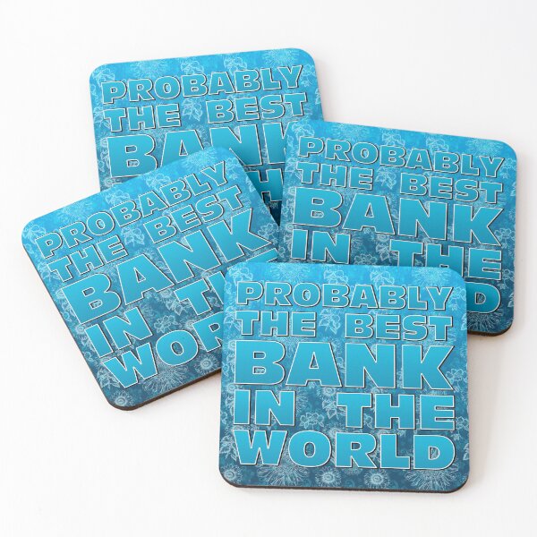 Item preview, Probably The Best Bank In The World Pattern designed and sold by LRGraphics.