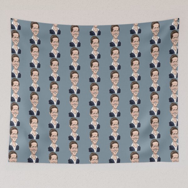 Item preview, Hugh Grant Love Actually Cartoon   designed and sold by TwistedHairCo.