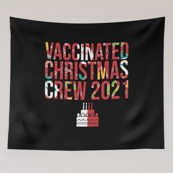 Item preview, Vaccinated Christmas Crew 2021 cool for family  designed and sold by Mehdi Art.