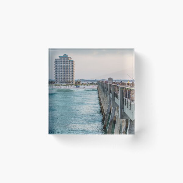 Item preview, Navarre Beach Fishing Pier Early Morning designed and sold by mljdwhite.